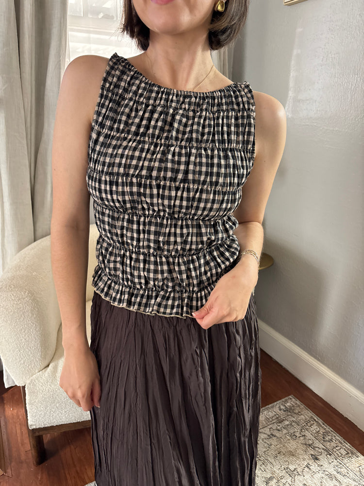 Zoe Smocked Top