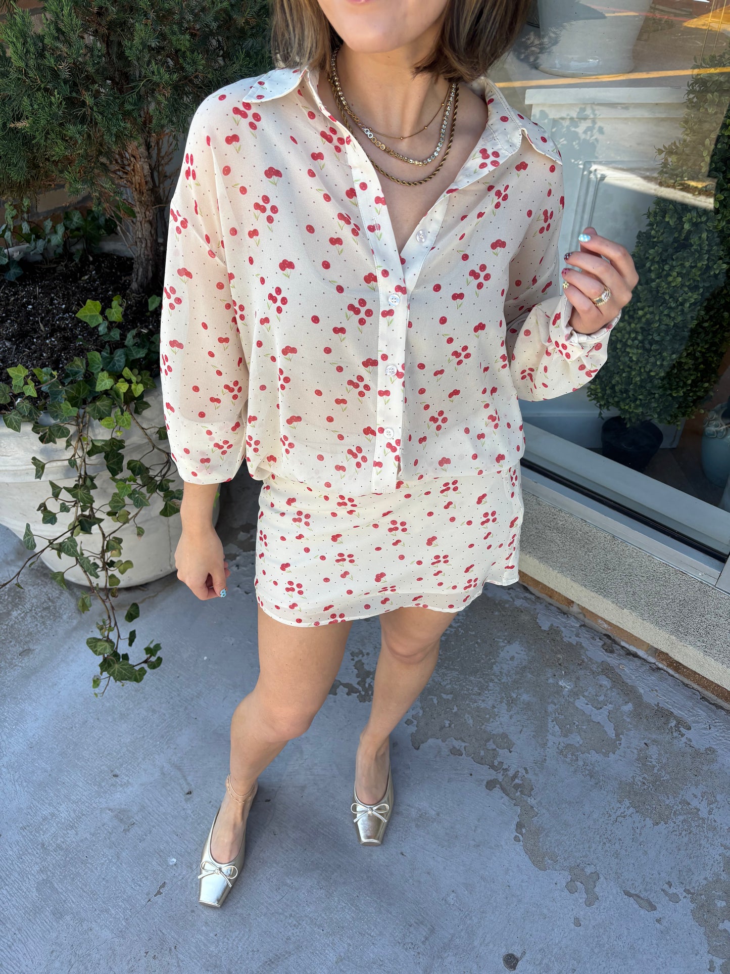 Cherry Kisses Blouse