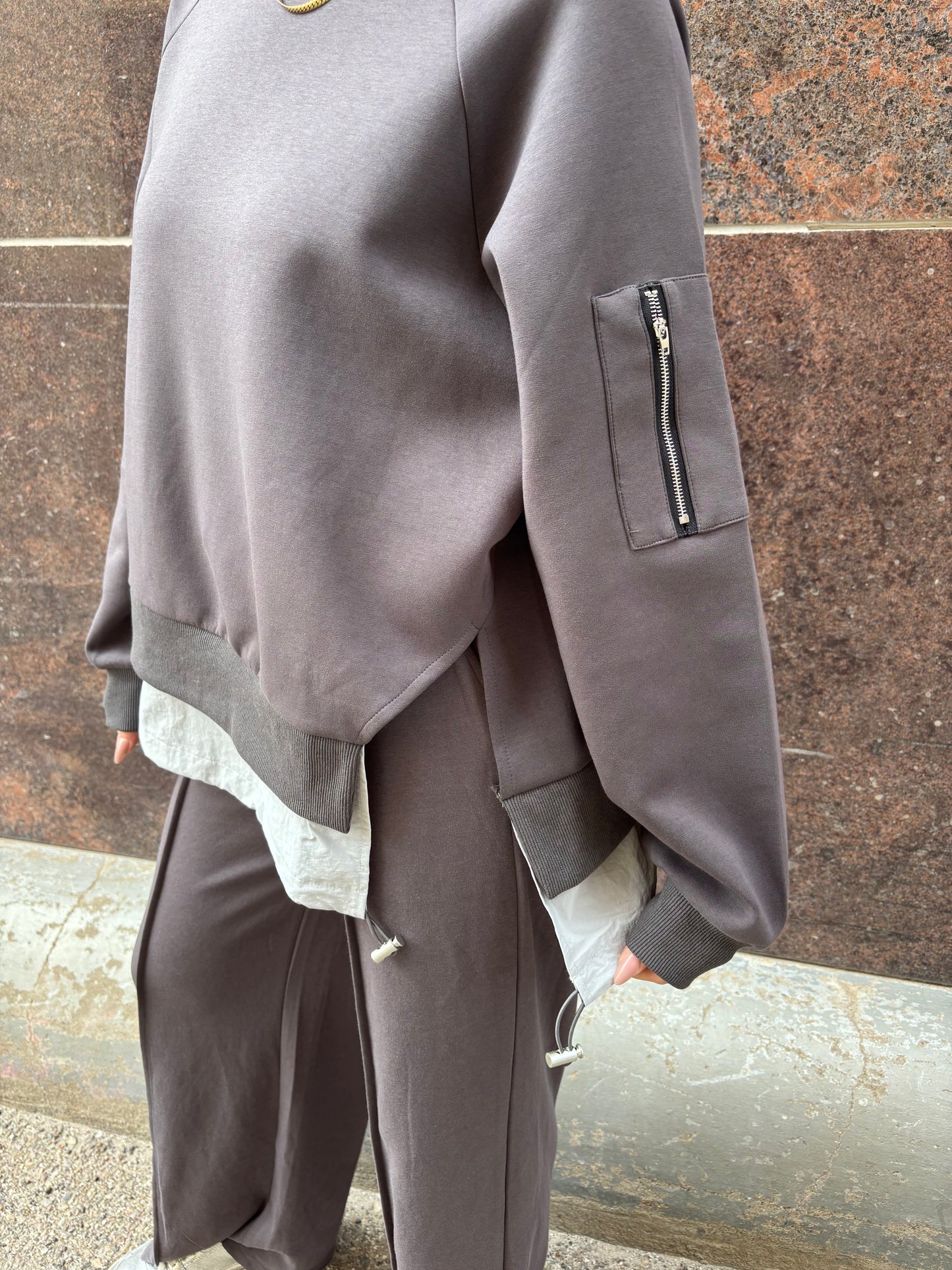 Soho Layered Sweatshirt