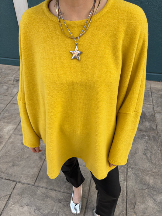 Golden Hour Oversized Top