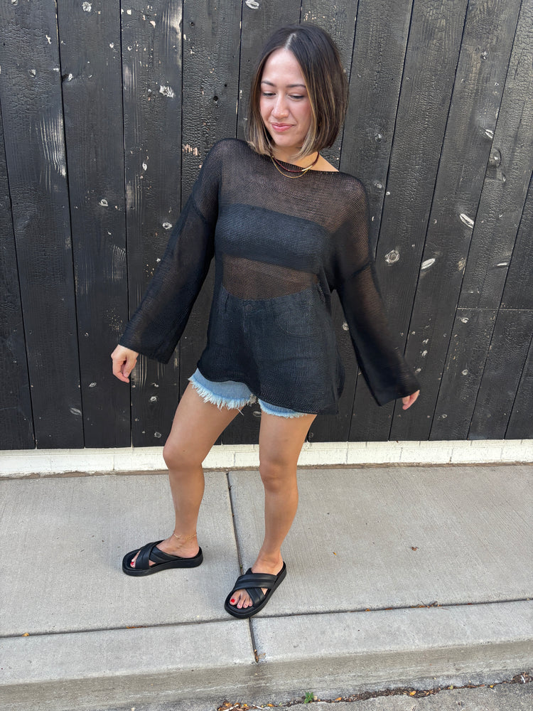 Imily Sheer Knit Sweater