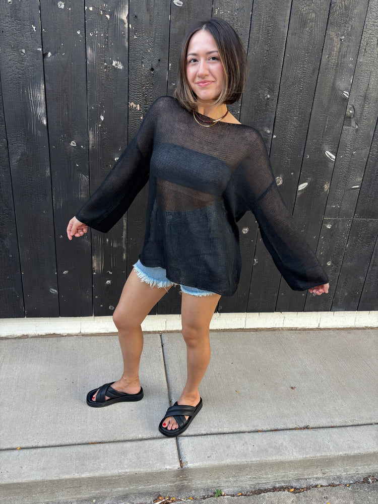 Imily Sheer Knit Sweater