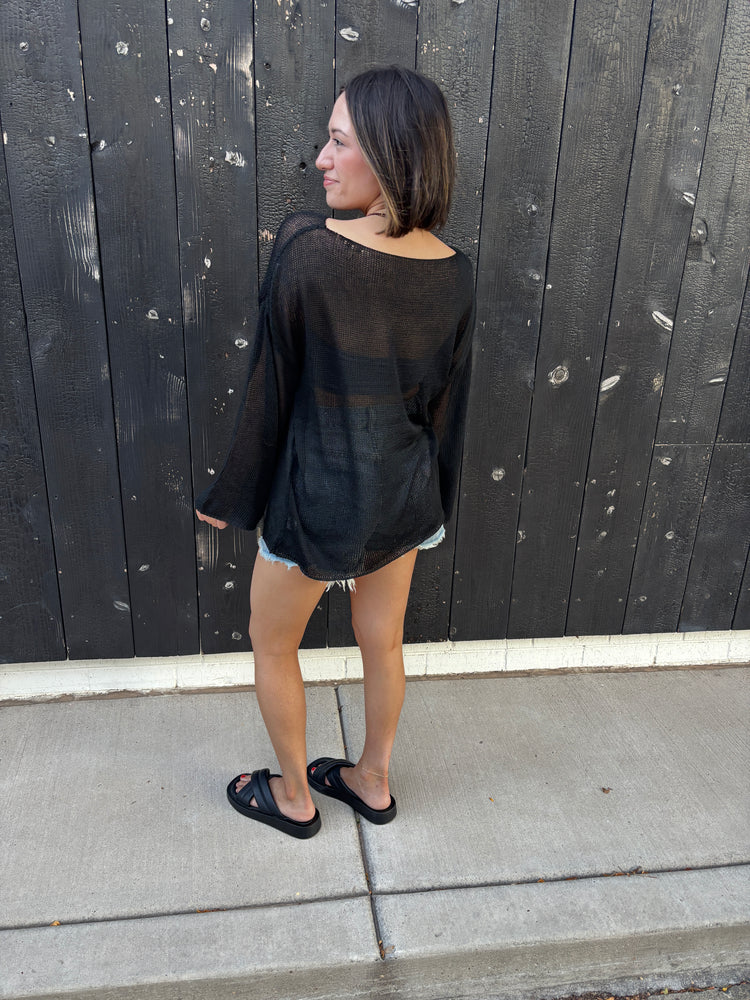 Imily Sheer Knit Sweater