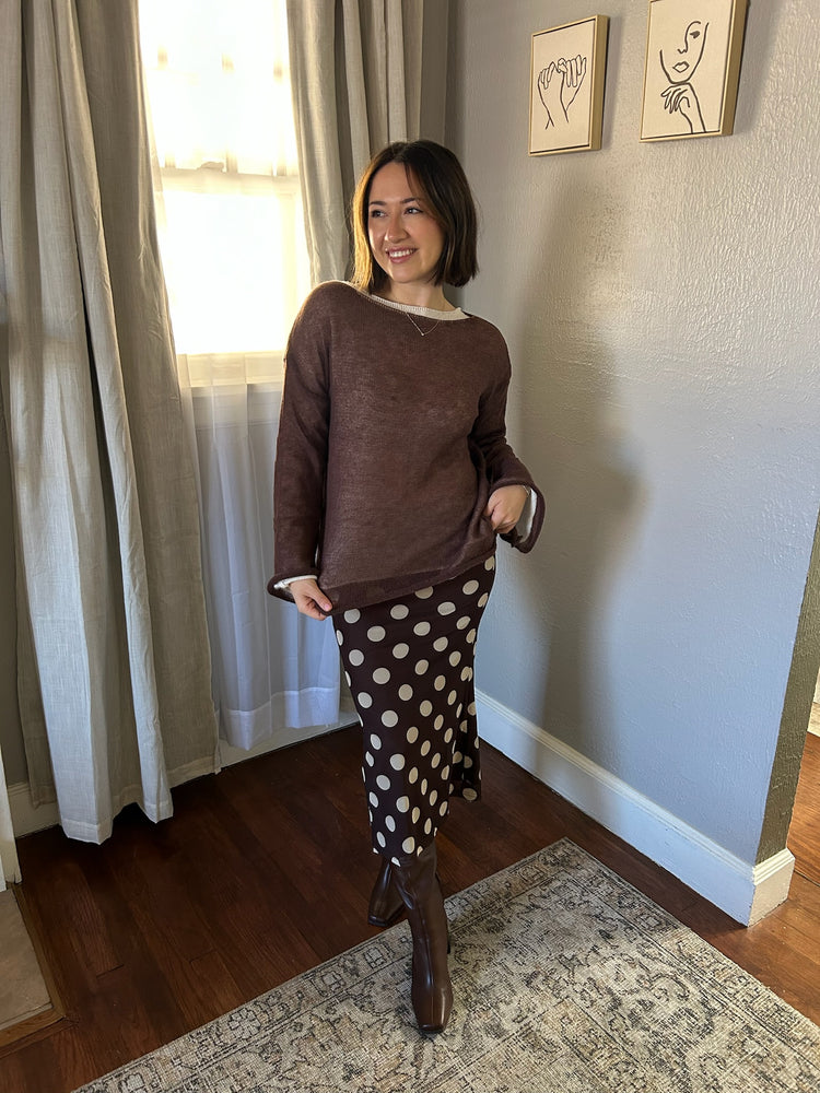 Imily Sheer Knit Sweater