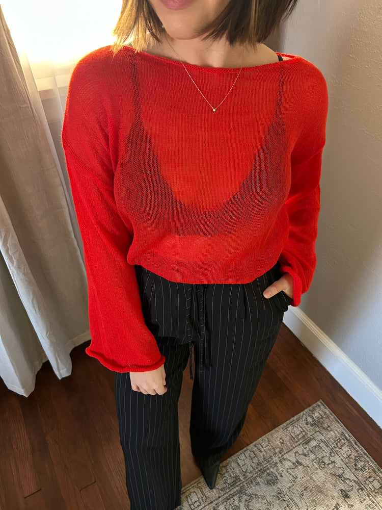 Imily Sheer Knit Sweater