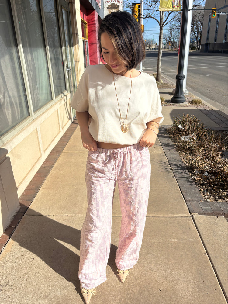 Low Effort Pink Pants