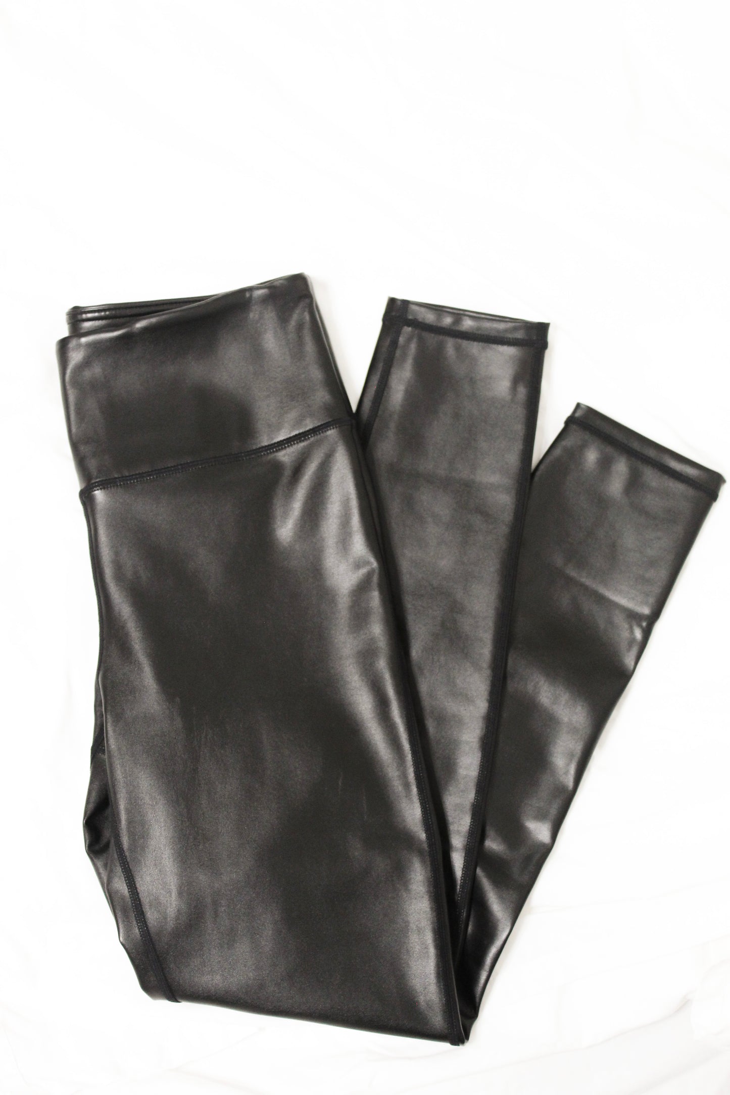 Glossy Leather Leggings
