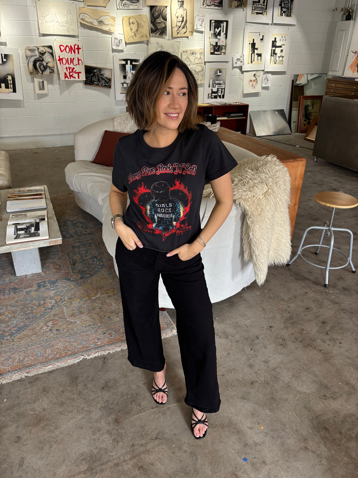 Girls Rock Harder Tee