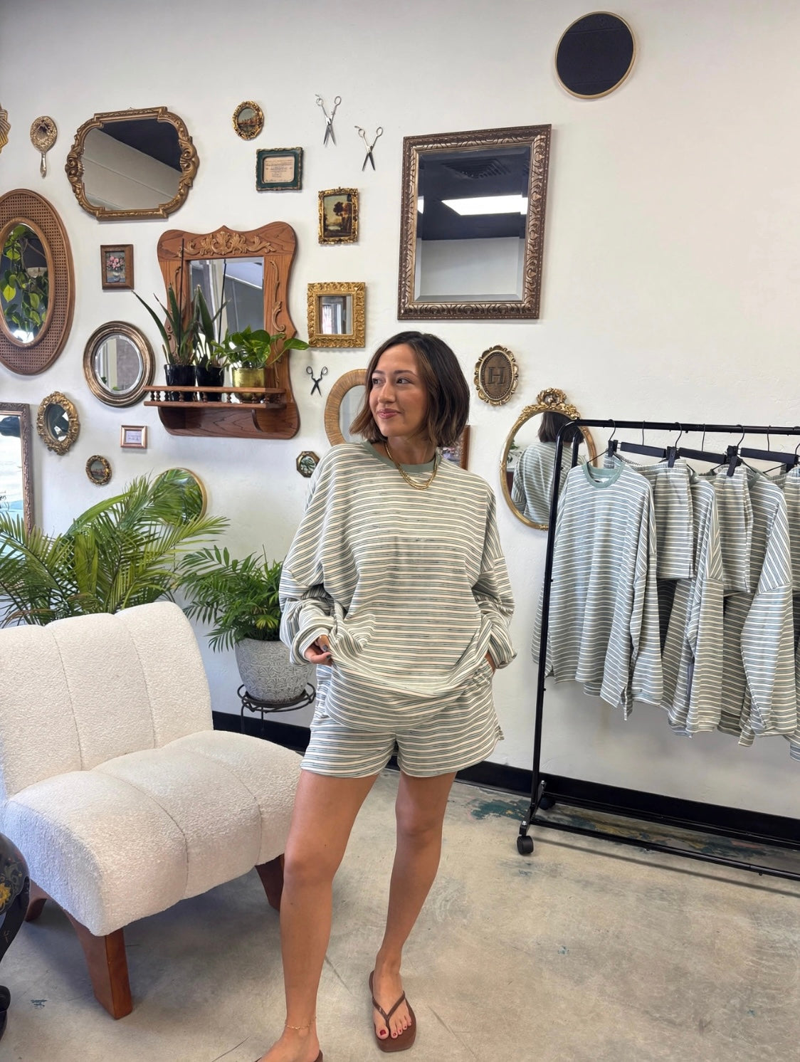 Coffee Run Shorts Set