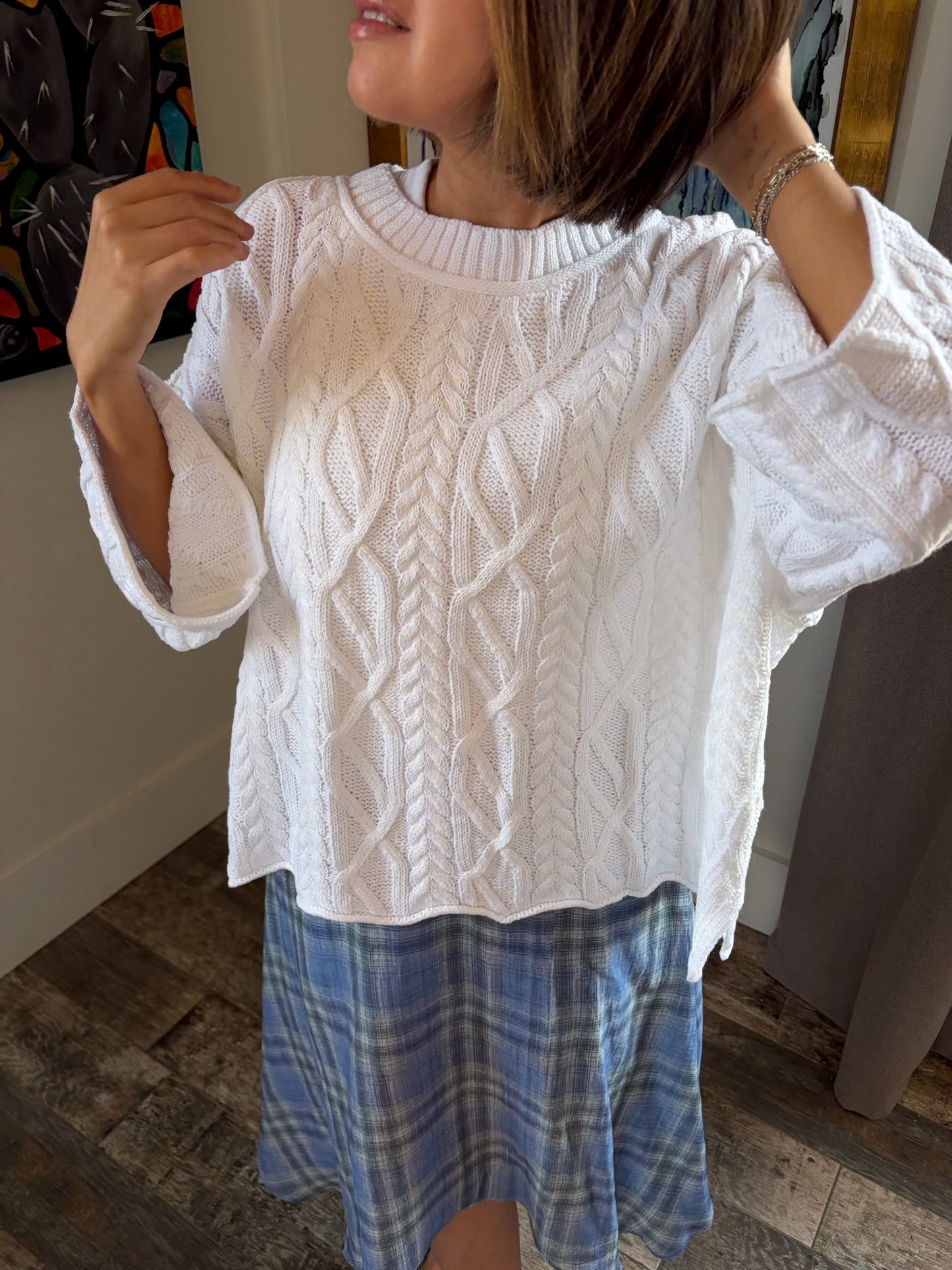 Cami Cable Knit Sweater