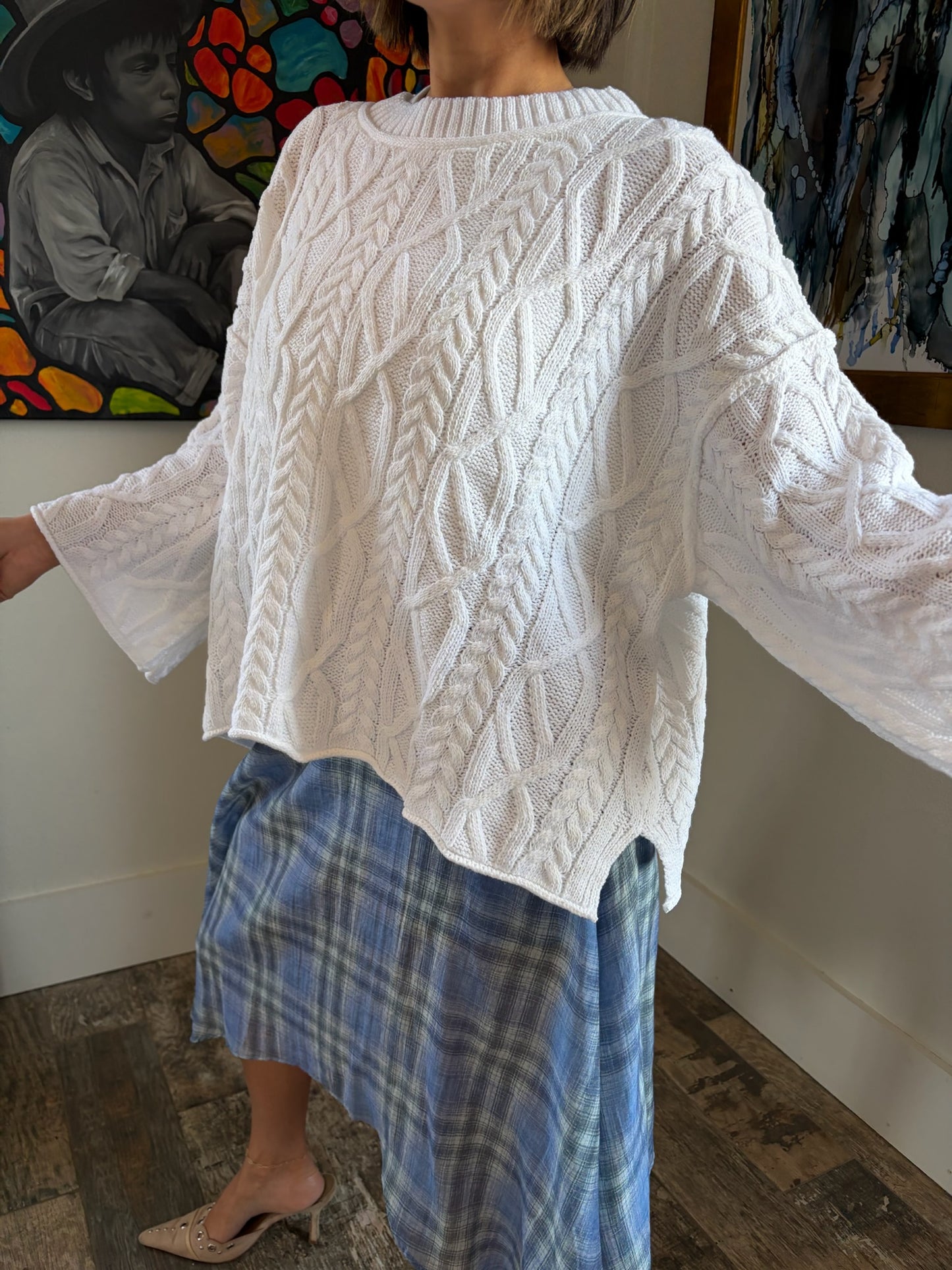 Cami Cable Knit Sweater