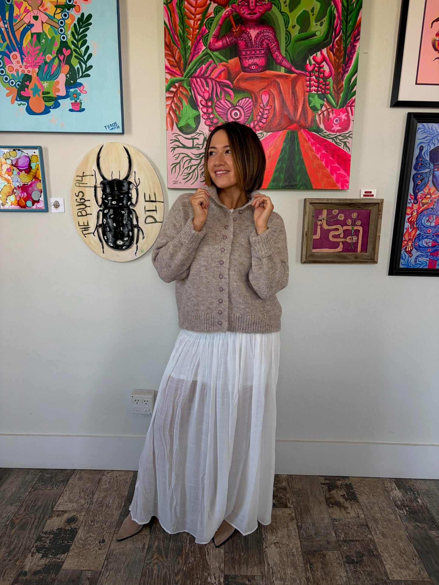 Alba Button Sweater