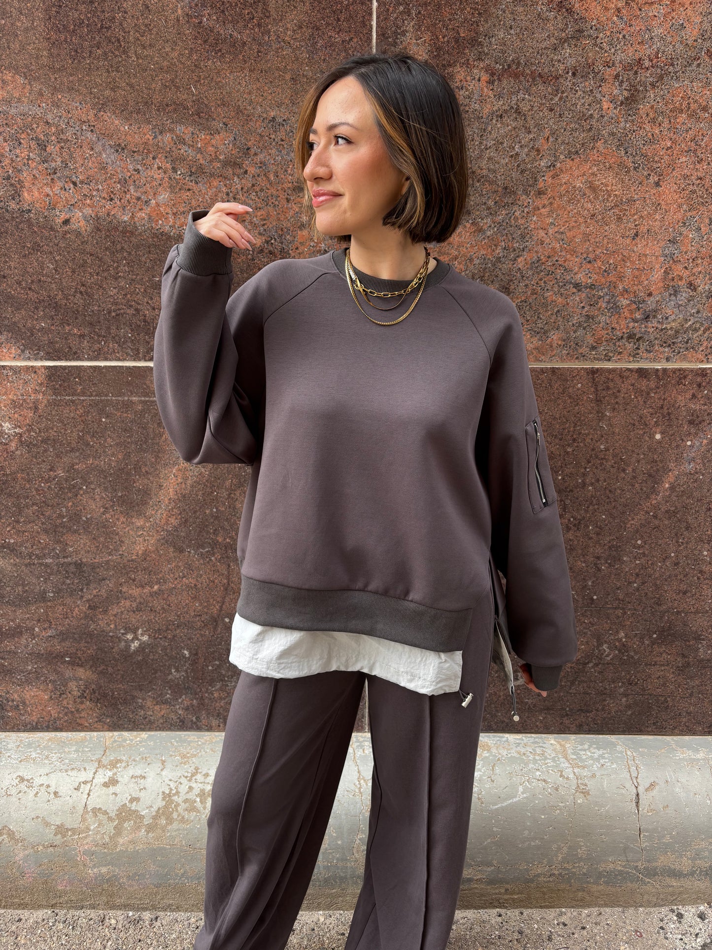 Soho Layered Sweatshirt