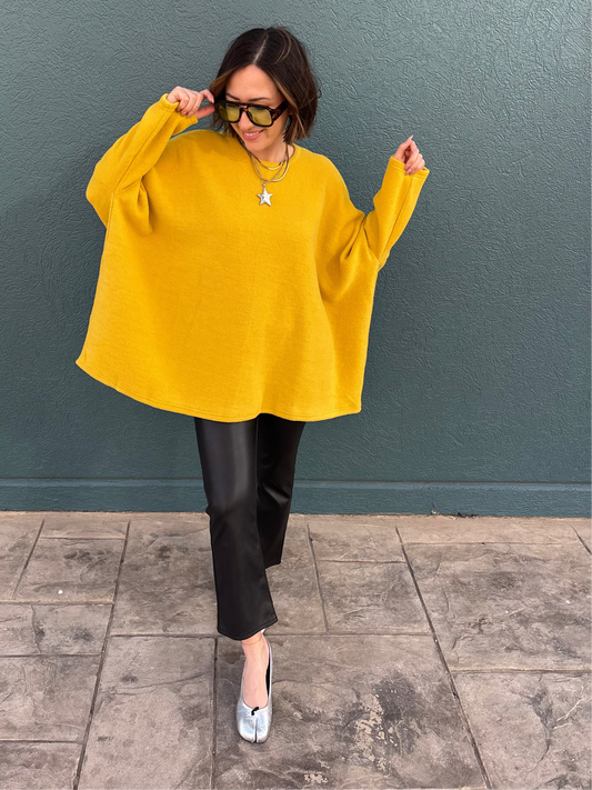 Golden Hour Oversized Top