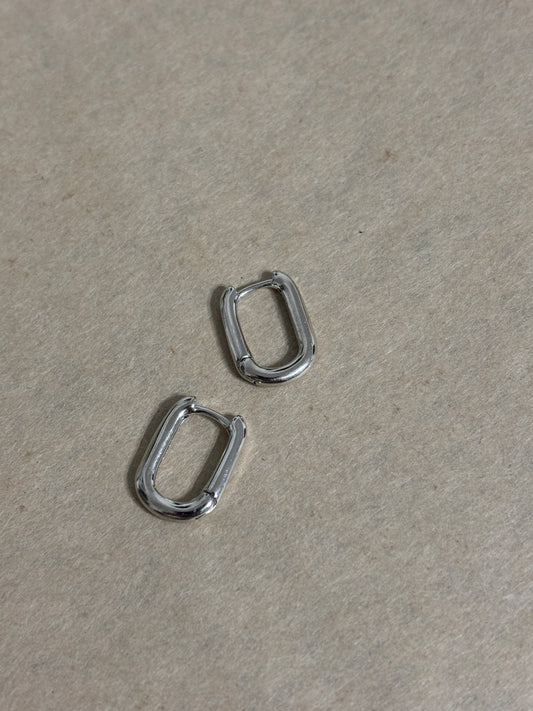 Thin Silver Huggies