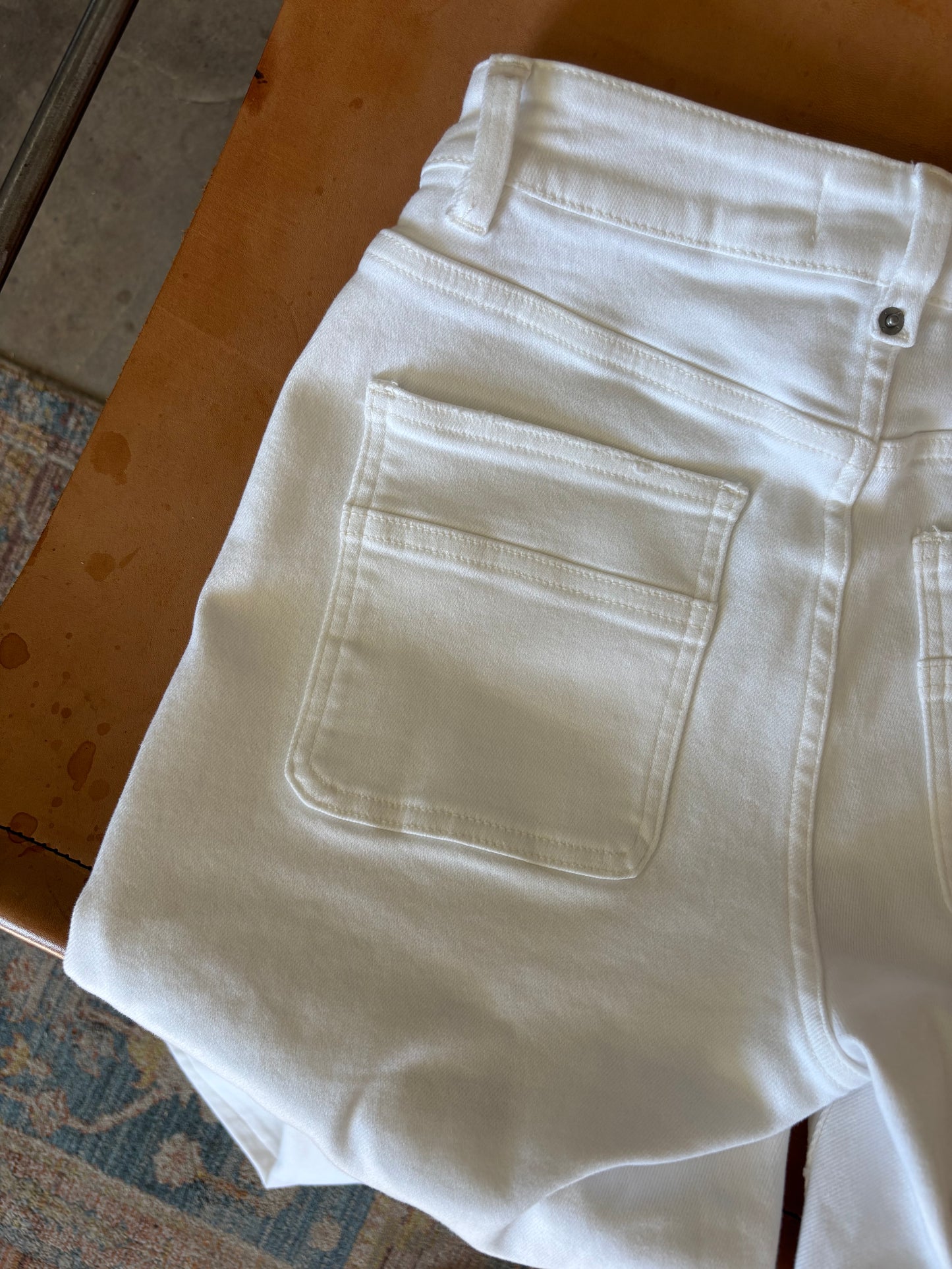 Off Duty White Denim