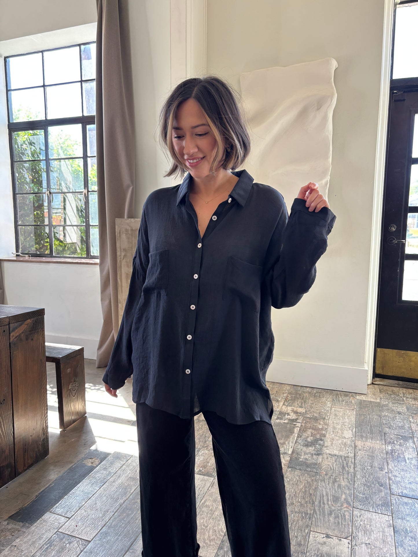 Feels Right Button Down