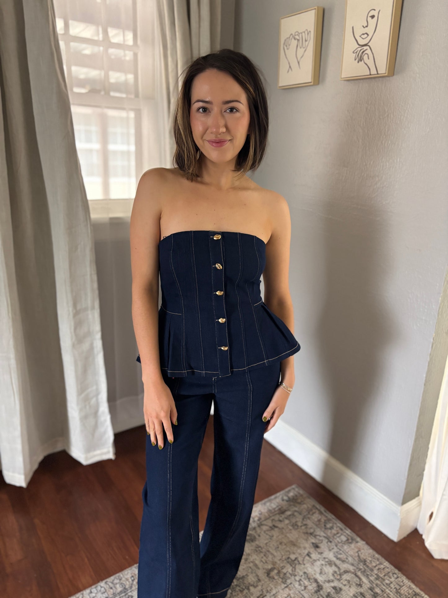 Indigo Top