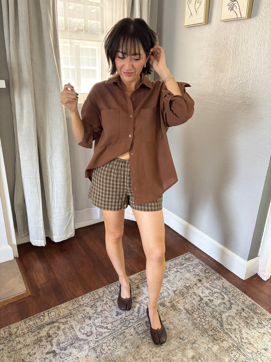 Piper Gingham Shorts