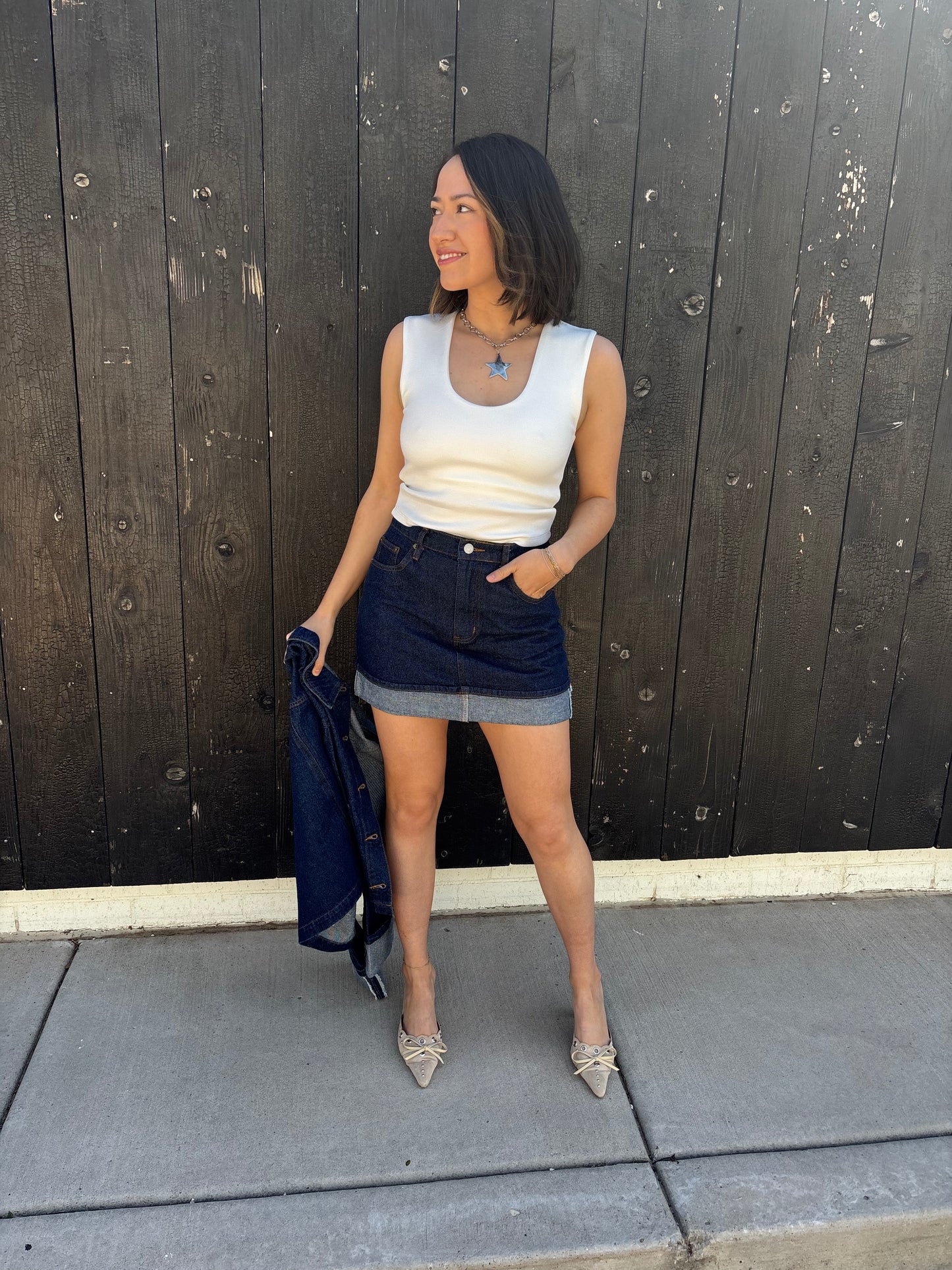 Blue Crush Mini Skirt