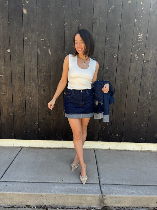 Blue Crush Mini Skirt