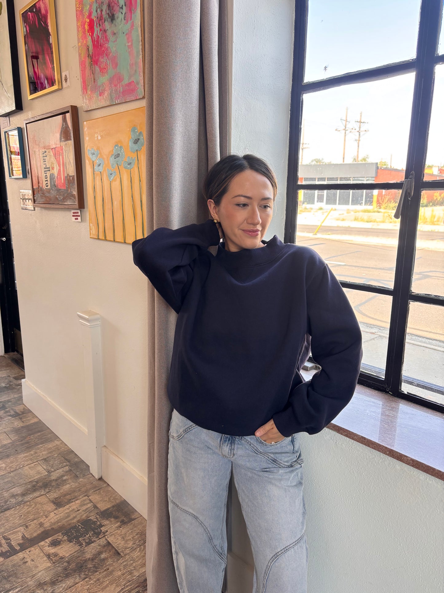 Sutton Sweatshirt ( Midnight )