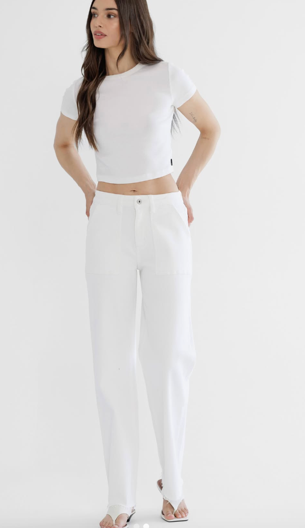 Off Duty White Denim