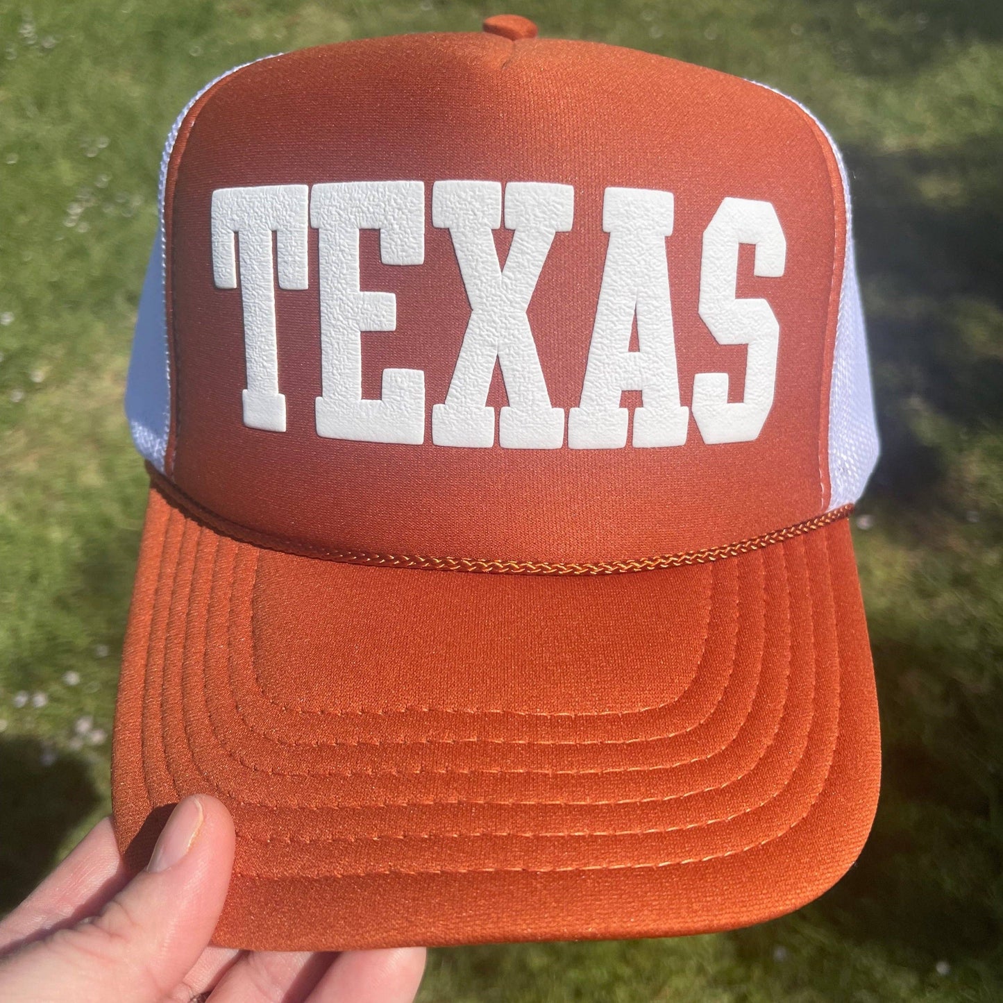 Texas Fan Trucker Hat | TX Orange/White